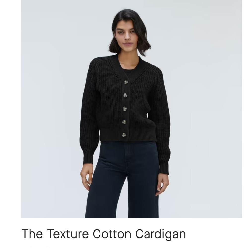 Everlane The Texture Cotton Cardigan